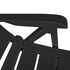  Set mobilier de exterior, 11 piese, antracit, plastic