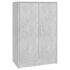  Pantofar, gri beton, 60x35x92 cm, PAL    