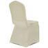  Huse elastice pentru scaun, 12 buc., crem