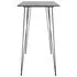  Set mobilier de bar, 5 piese, negru și alb