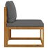  Set mobilier grădină cu perne, 6 piese, lemn masiv acacia