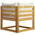  Set mobilier grădină cu perne crem, 12 piese, lemn masiv acacia