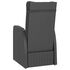  Set mobilier de exterior cu perne, 7 piese, negru, poliratan