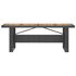  Set mobilier de exterior cu perne, 7 piese, negru, poliratan