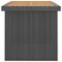  Set mobilier de exterior cu perne, 7 piese, negru, poliratan