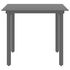  Set mobilier de grădină, 5 piese, negru, ratan PVC