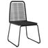  Set mobilier de grădină, 5 piese, negru, ratan PVC