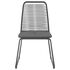  Set mobilier de grădină, 5 piese, negru, ratan PVC