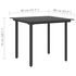  Set mobilier de grădină, 5 piese, negru, ratan PVC