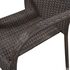  Set mobilier de grădină, 5 piese, maro, poliratan