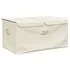  Cutii de depozitare 2 buc. crem 50x30x25 cm material textil