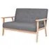  Set canapea din 3 piese, material textil, gri închis