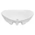  Set mobilier de baie, 2 piese, negru, ceramică