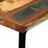  Set mobilier de bar, 5 piese, lemn reciclat și piele naturală