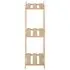 Raft depozitare 3 niveluri, 60x28,5x90 cm, lemn masiv de pin