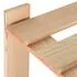  Raft depozitare 3 niveluri, 60x28,5x90 cm, lemn masiv de pin