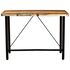  Set mobilier de bar, 5 piese, lemn reciclat și piele naturală