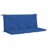  Pernă bancă de grădină albastru 120x(50+50)x7cm material oxford
