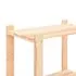  Etajere cu 3 niveluri, 2 buc., 60x38x90 cm, pin masiv, 150 kg