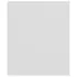  Set mobilier de baie, alb, lemn prelucrat