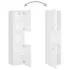  Set mobilier de baie, alb, lemn prelucrat