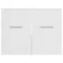  Set mobilier de baie, alb, lemn prelucrat