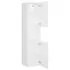  Set mobilier de baie, alb, lemn prelucrat