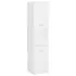  Set mobilier de baie, alb, lemn prelucrat