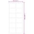  Ușă glisantă cu set feronerie, 90x205 cm, sticlă ESG/aluminiu