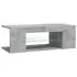  Comodă TV cu lumini LED, gri beton, 90x39x30 cm