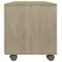  Dulap TV cu rotile, stejar sonoma, 90x35x35, lemn prelucrat