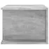  Comodă TV cu lumini LED, gri beton, 90x39x30 cm