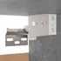  Comodă TV, gri beton, 30,5x30x60 cm, lemn prelucrat