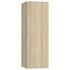  Set de dulapuri TV, 4 piese, stejar sonoma, lemn prelucrat