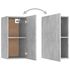  Set de dulapuri TV, 8 piese, gri beton, lemn prelucrat