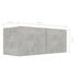  Set de dulapuri TV, 7 piese, gri beton, lemn prelucrat