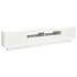  Comodă TV cu lumini LED, alb, 200x35x40cm
