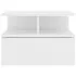  Noptiere suspendate, 2 buc., alb, 40x31x27 cm, lemn prelucrat