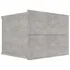  Noptieră, gri beton, 40x30x30 cm, lemn prelucrat