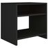  Noptiere, 2 buc., negru, 40x30x40 cm, lemn prelucrat