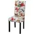   Scaune de bucătărie, 6 buc., multicolor, material textil