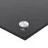   Panou antistropi de bucătărie negru 100x60 cm sticlă securizată