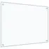  Panou antistropi bucătărie transparent 80x60 cm sticlă securiz.