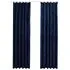 Draperii opace 2 buc. albastru închis 140x175cm catifea cârlige