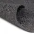   Covor manual, gri închis, 150 cm, iută, rotund
