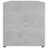  Dulap TV, gri beton, 80x34x36 cm, lemn prelucrat