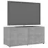  Dulap TV, gri beton, 80x34x36 cm, lemn prelucrat