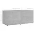  Dulap TV, gri beton, 80x34x36 cm, lemn prelucrat