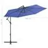  Umbrelă consolă de grădină, stâlp din aluminiu, albastru 300 cm
