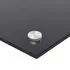  Panou antistropi de bucătărie, negru 100x40cm sticlă securizată